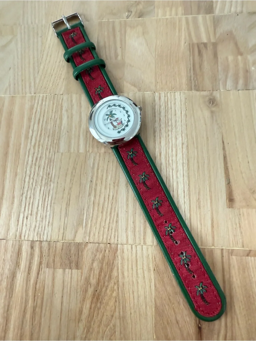 Unbranded Christmas Santa at the beach watch NEW BATTERY